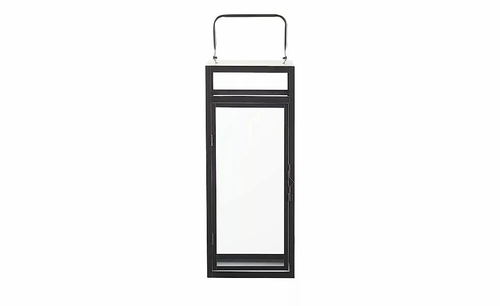 Laterne   ¦ schwarz ¦ Metall,Glas ¦ Maße (cm): B: 20 H: 50,5 T: 20.0 Access günstig online kaufen