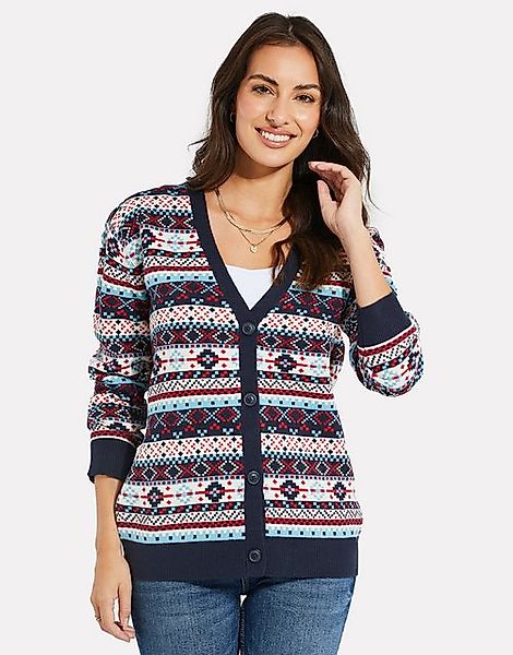 Threadbare Strickjacke Ladies Xmas Cardigan Iceland (1-tlg) im tollen Weihn günstig online kaufen