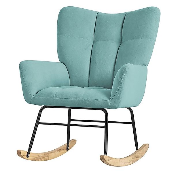 ML-DESIGN Schaukelstuhl Schaukelsessel Ohrenstuhl Relaxsessel Akzentstuhl S günstig online kaufen