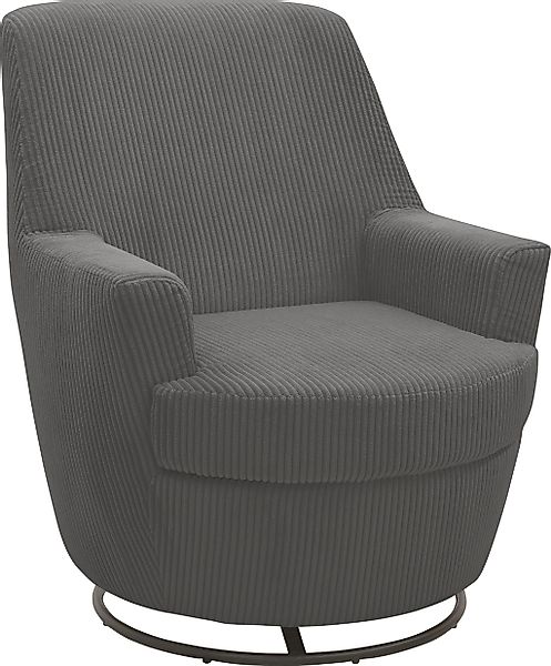 INOSIGN Drehsessel "HETTY, Drehsessel mit Wippfunktion, Lese-Sessel in Cord günstig online kaufen