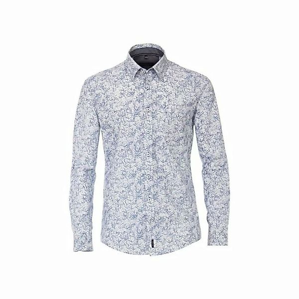 VENTI Langarmhemd blau regular fit (1-tlg) günstig online kaufen