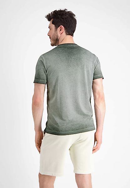 LERROS V-Shirt "LERROS V-Neck T-Shirt mit floralem Print" günstig online kaufen