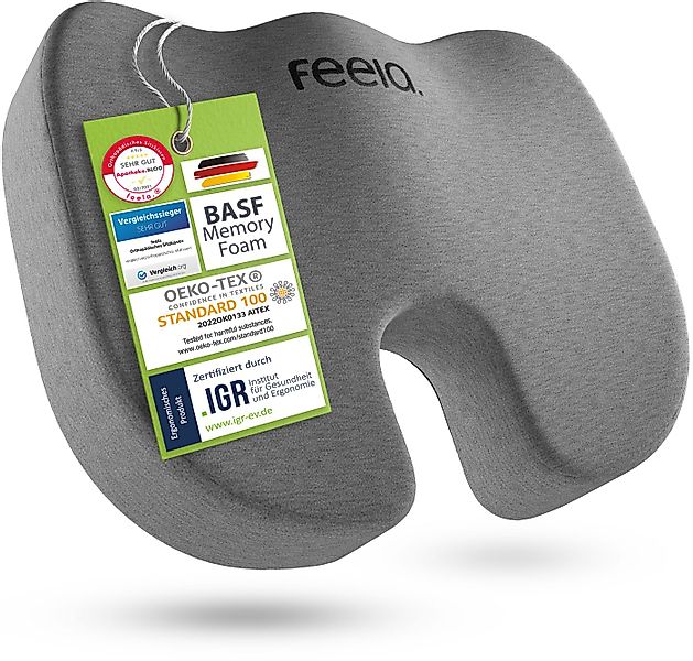 feela Sitzkissen Orthopädisches Kissen – Ergonomisch, 3 Härtegrade bei Rück günstig online kaufen