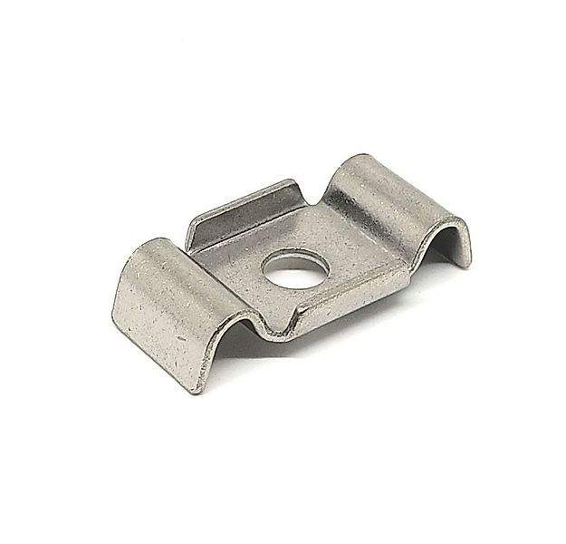 ZAUNIVERSUM Doppelstabmattenzaun 10x Wellenplättchen in Edelstahl, (10x, St günstig online kaufen