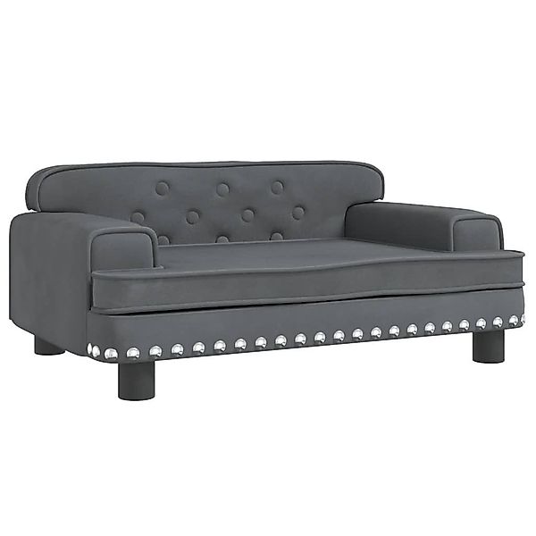 vidaXL Tierbett, Hundebett Dunkelgrau 70x45x30 cm günstig online kaufen