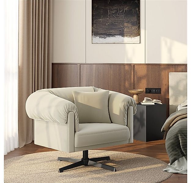 Yaheetech Loungesessel Relaxsessel 360° Drehbar, Einzelsessel Einzelsofa Le günstig online kaufen