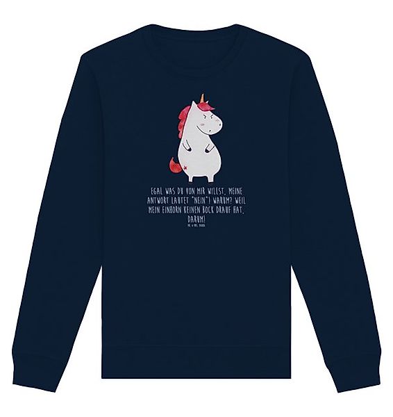 Mr. & Mrs. Panda Longpullover Größe XL Einhorn Wut - French Navy - Geschenk günstig online kaufen