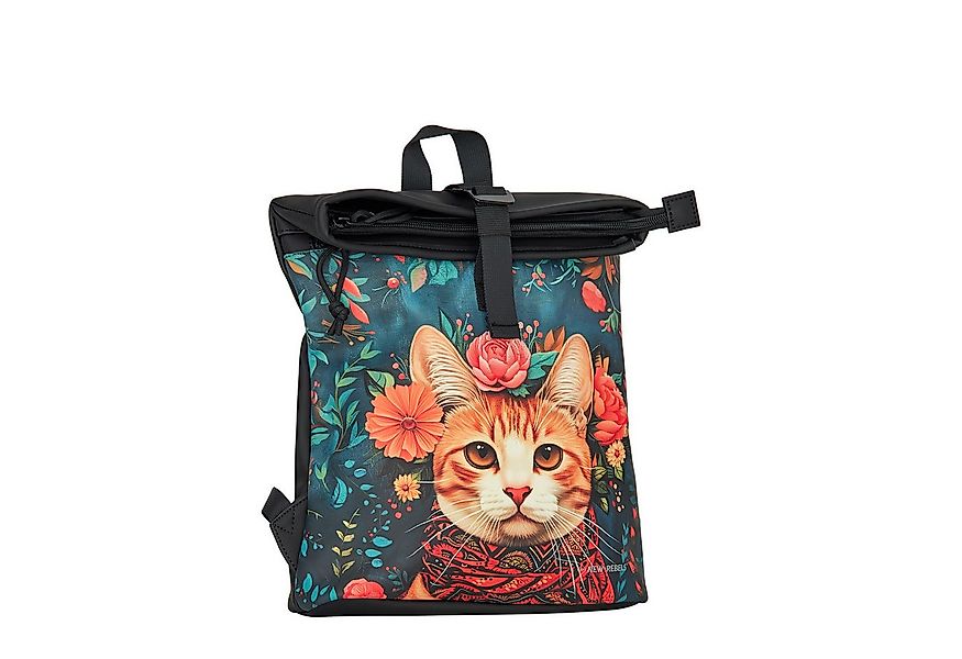 NEW REBELS Cityrucksack kleiner Roll Up RollTop Kurier Rucksack Mart Los An günstig online kaufen
