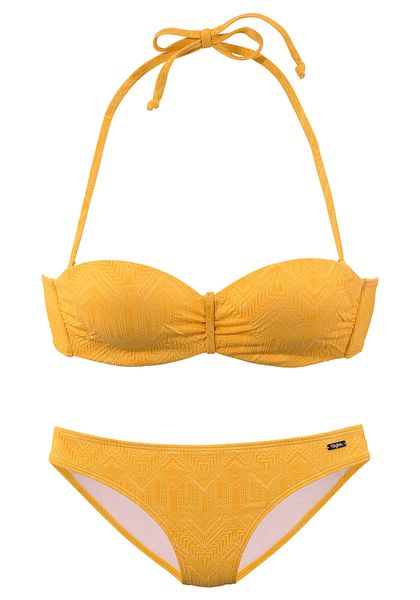 Buffalo Bügel-Bandeau-Bikini "Romance" aus Strukturware günstig online kaufen