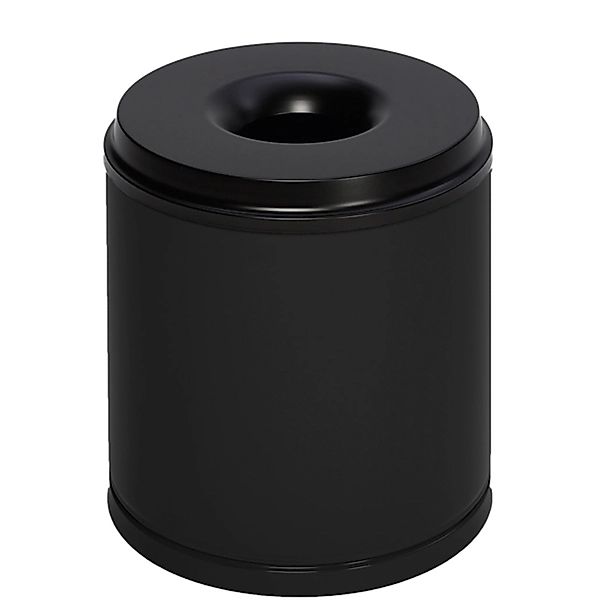 PROREGAL Selbstlöschender Papierkorb 30 Liter HxBxT 40 x 37 x 37 cm Verzink günstig online kaufen