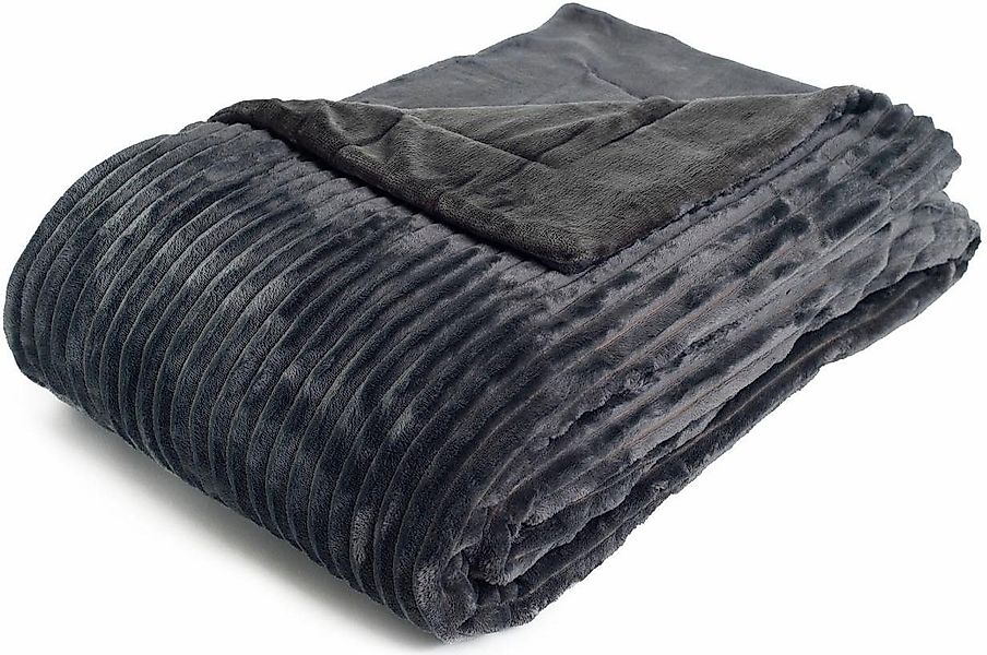 Wohndecke Cordoptik, Gözze, mit Glanzeffekt, Kuscheldecke günstig online kaufen