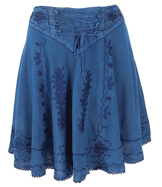 Guru-Shop Minirock Bestickter Boho Minirock - günstig online kaufen