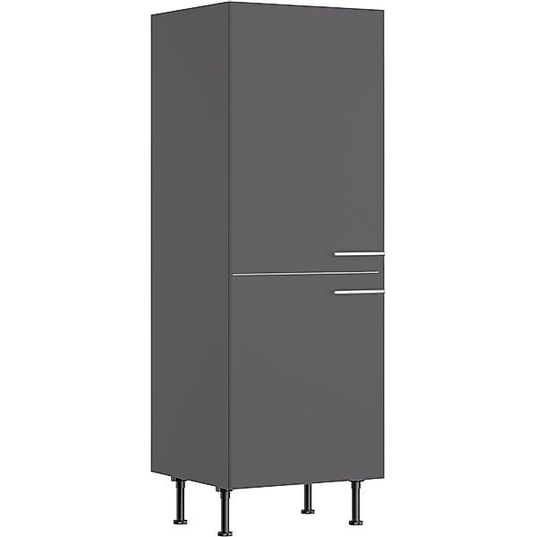 Optifit Küchen-Midischrank für Kühlschrank Ingvar420 60 cm Anthrazit Matt günstig online kaufen