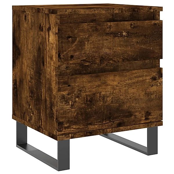 vidaXL Nachttisch Räuchereiche 40x35x50 cm Holzwerkstoff Modell 4 günstig online kaufen