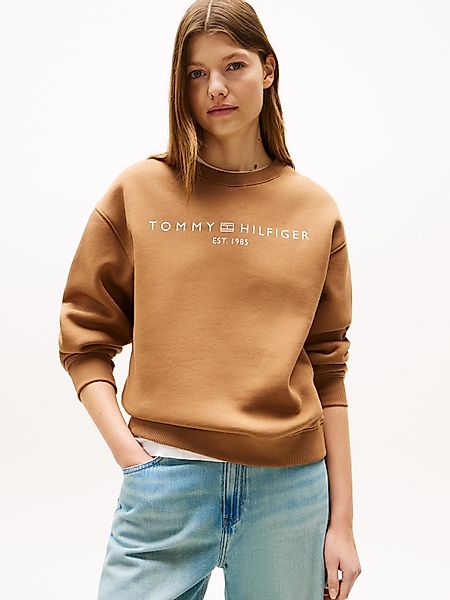 Tommy Hilfiger Sweatshirt "MDRN REG CORP LOGO C-NK SWTSHRT" mit Logoschrift günstig online kaufen