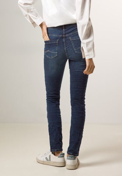 Cecil Slim-fit-Jeans "Style Vicky" in blauer Waschung günstig online kaufen