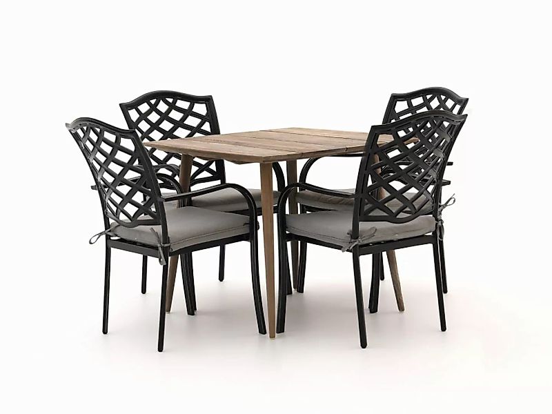 Hartman Berkeley/ROUGH-K 90 cm Gartenmöbel-Set 5-teilig günstig online kaufen