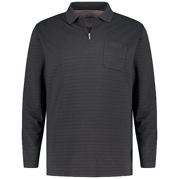 Hajo Basic-Poloshirt Farbe schwarz Größe: 5XL günstig online kaufen