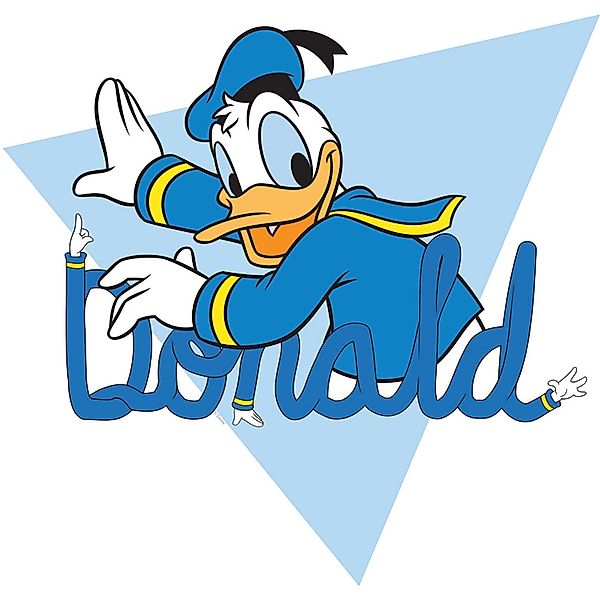 Komar Bild "Donald Duck Triangle" Disney 1 Stk. tlg. Wandbild zur Dekoratio günstig online kaufen