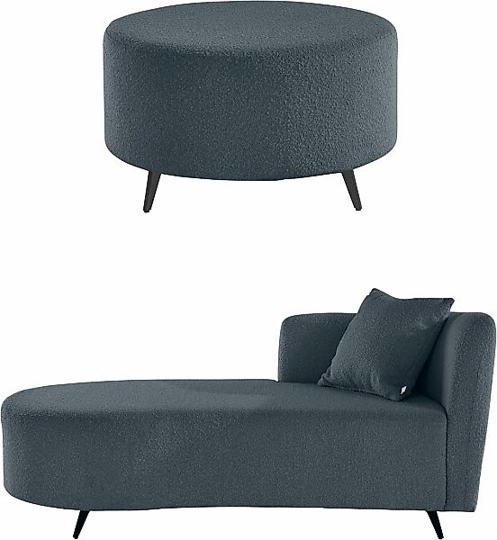 Home affaire Recamiere "Hulby" wahlweise mit und ohne Hocker und Armlehne l günstig online kaufen