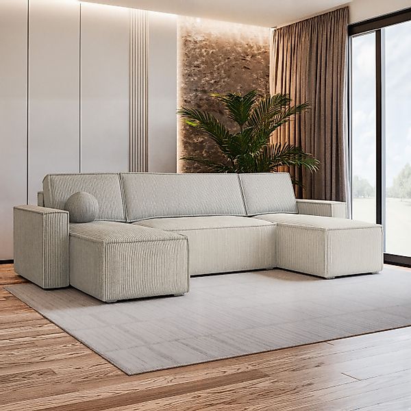 Masseno Ecksofa PESANO mit Schlaffunktion U-Form, günstig online kaufen