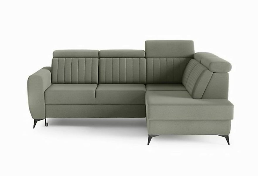 MOEBLO Ecksofa MOSTA II, Couch für Wohnzimmer, Schlafsofa Sofagarnitur Sofa günstig online kaufen