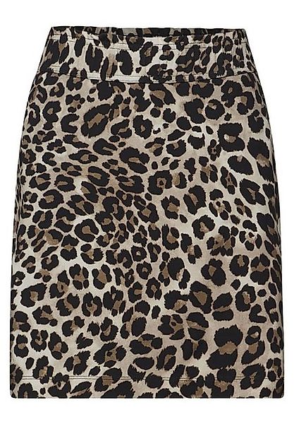 STREET ONE Midirock – Knielanger Rock mit Animal Print günstig online kaufen