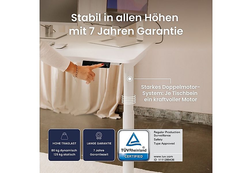 Ergotopia Schreibtisch Desktopia One (elektrisch höhenverstellbarer Schreib günstig online kaufen