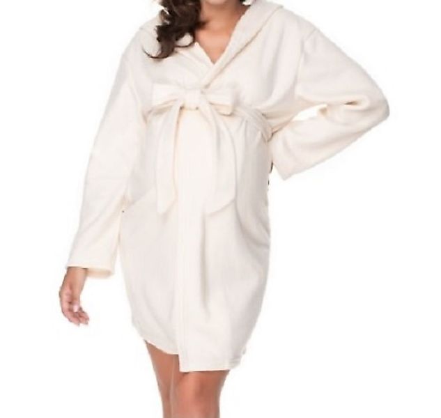 PeeKaBoo Damenbademantel Bademantel Schwangerschaft Stillzeit, Gürtel günstig online kaufen