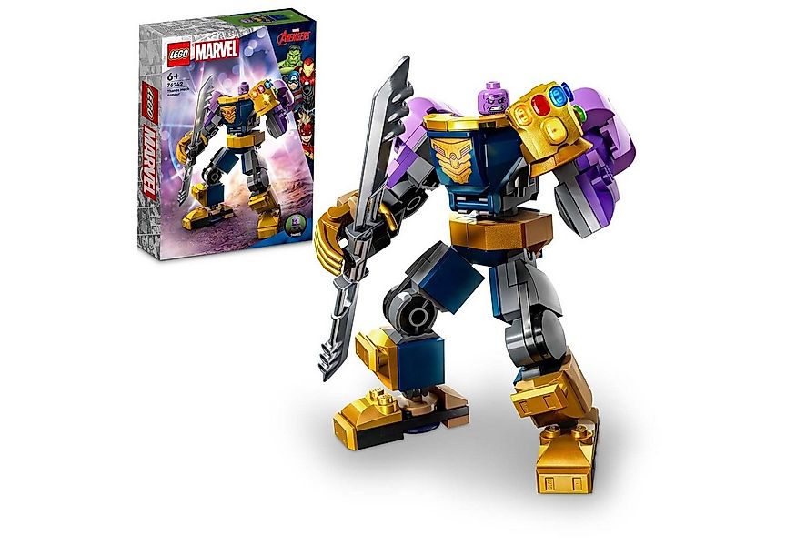 LEGO® LEGO® 76242 Marvel Super Heroes - Thanos Mech Konstruktions-Spielset günstig online kaufen