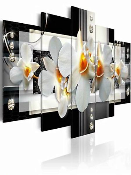 artgeist Wandbild Sunny orchids mehrfarbig Gr. 200 x 100 günstig online kaufen