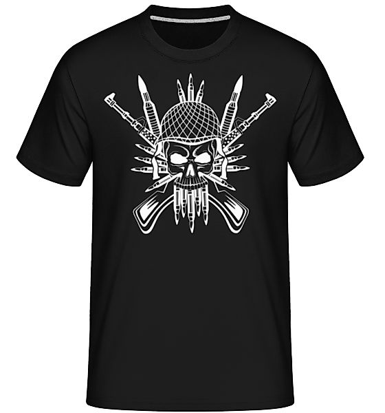 Soldat Totenschädel Tattoo · Shirtinator Männer T-Shirt günstig online kaufen