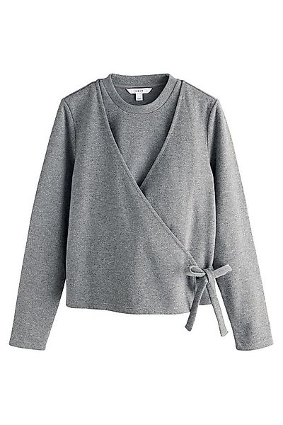 Next Strickjacke Langärmeliges Strickjacken-Top mit Bindedetail (2-tlg) günstig online kaufen