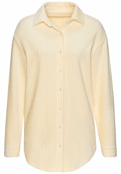 Buffalo Blusenshirt, mit weicher Cord-Struktur günstig online kaufen