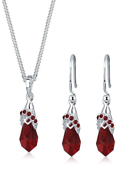 Elli Schmuckset Ohrstecker und Kette Tropfen günstig online kaufen