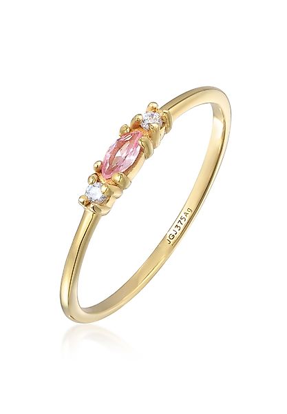 Elli Premium Fingerring Vintage Zirkonia Marquise günstig online kaufen