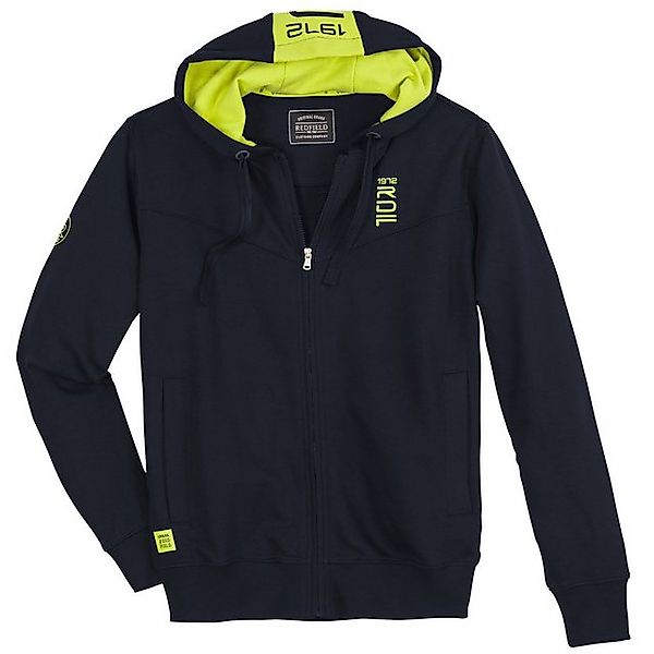 redfield Sweatshirt Sweatjacke Dunkelblau Dunkelblau günstig online kaufen