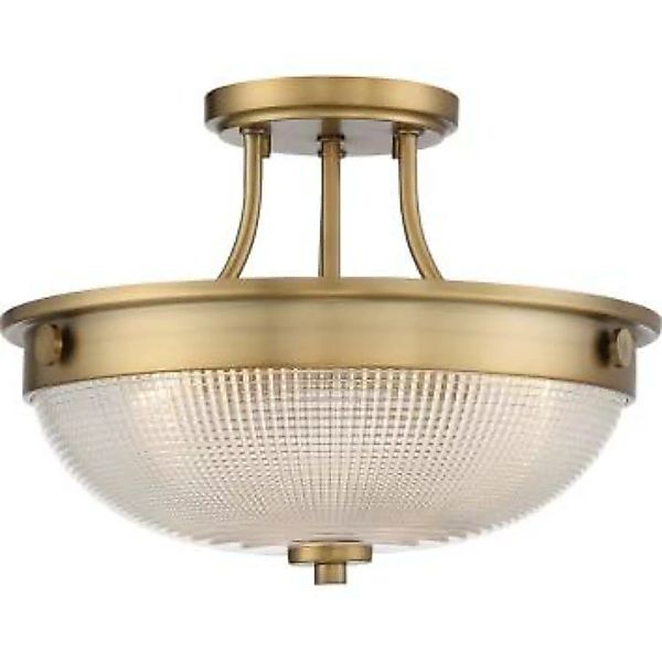 Deckenleuchte ALVER Ø32cm in Messing Design Lampe günstig online kaufen