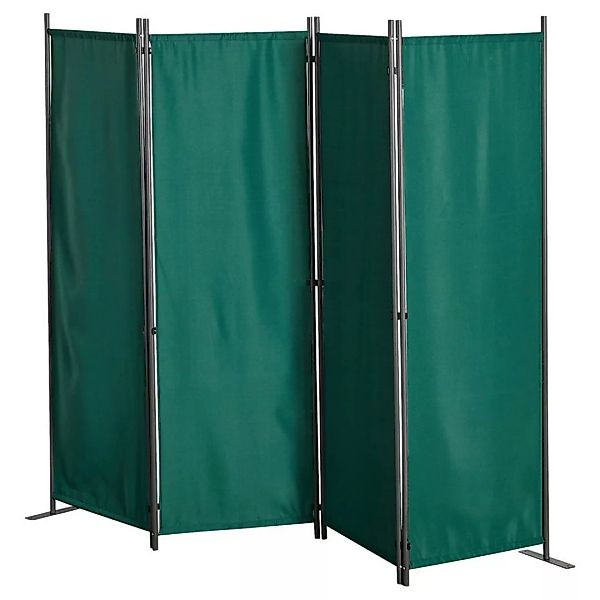 Grasekamp Paravent 4-teilig grün Polyester B/H: ca. 225x170 cm günstig online kaufen