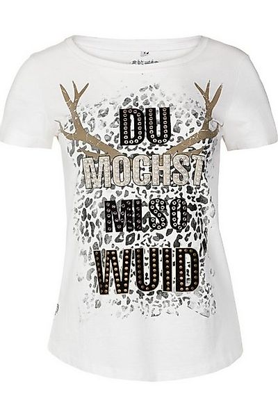 MarJo Trachtenshirt Trachtenshirt Damen - GERTI - vintage weiß günstig online kaufen