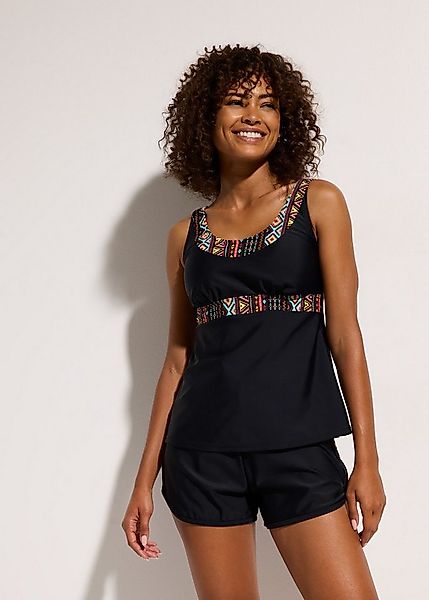 bonprix Tankini (Set, 2-St) kontrastfarbige Details, sportlicher Stil, elas günstig online kaufen