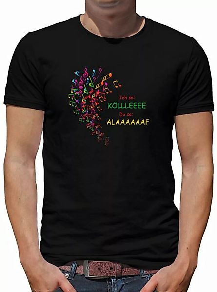 TShirt-People Print-Shirt Ich so Kölllee, Du so Alaaaf günstig online kaufen