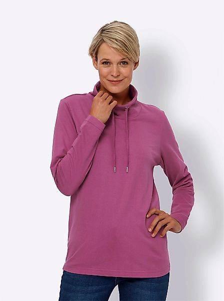 Classic Basics Stehkragenshirt "Langarm-Shirt", 1 Stk. günstig online kaufen