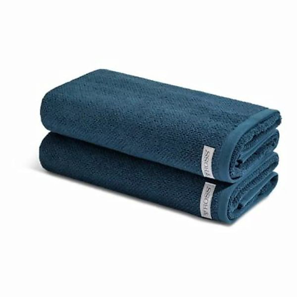 Ross 2 X Duschtuch im Set Selection - Organic Cotton Handtücher blau günstig online kaufen