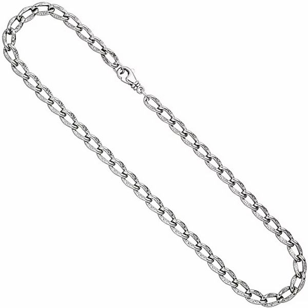 SIGO Lang-Panzerkette 925 Sterling Silber 7,3 mm 45 cm Kette Halskette Silb günstig online kaufen