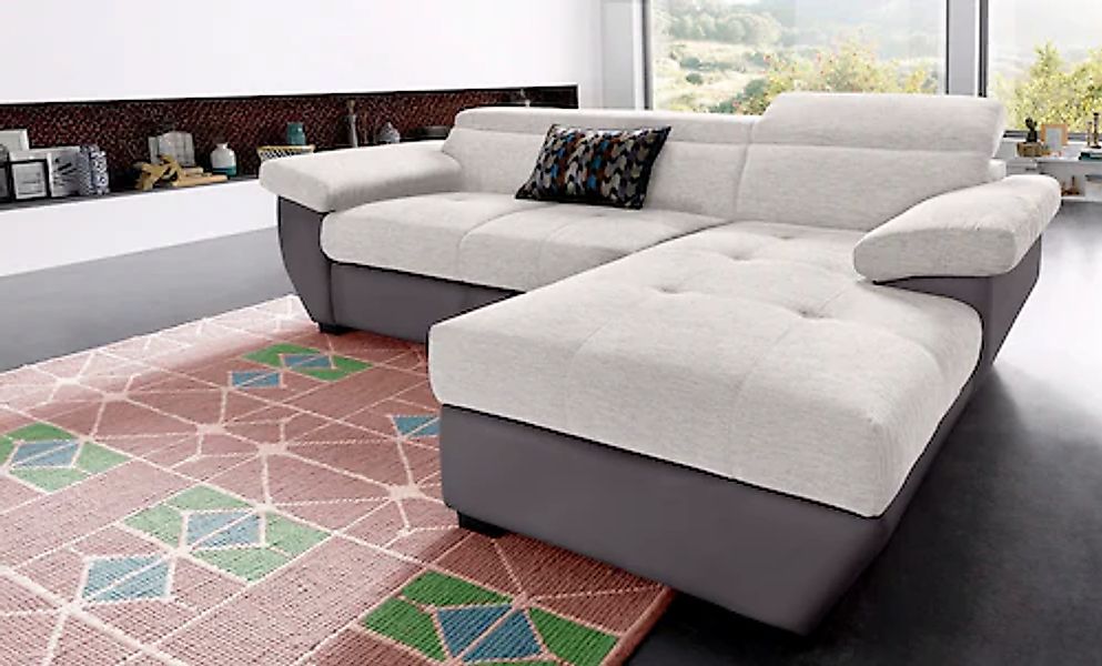 COTTA Polstergarnitur »Speedway L-Form«, (Set), Set bestehend aus: Ecksofa günstig online kaufen