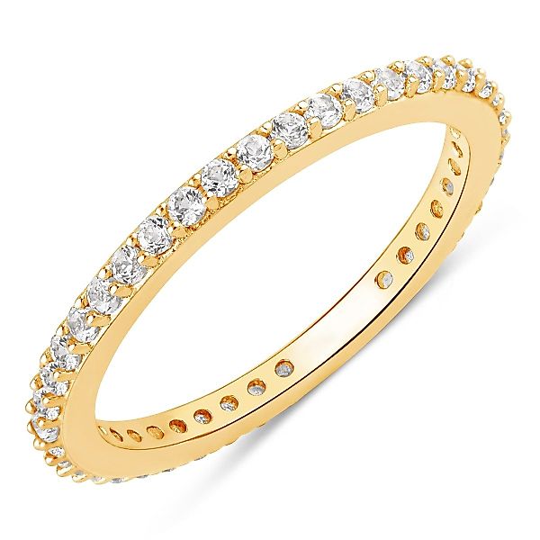Rafaela Donata Fingerring gelbgold, Topas günstig online kaufen