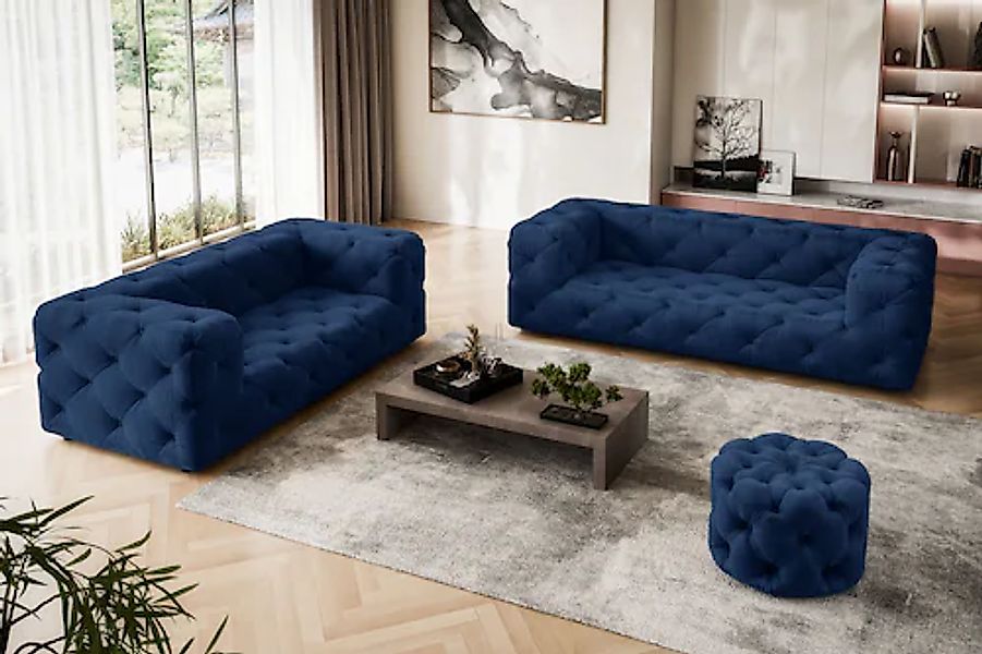 Home affaire 2-Sitzer »FOLLINA« 2-Sitzer Sofa mit klassischer Chesterfield- günstig online kaufen