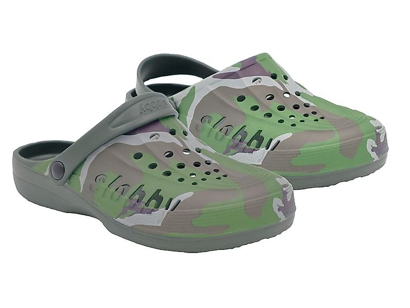 emeco Herren Gartenclogs Clogs Pantoletten Hausschuhe Camouflage GR391 Clog günstig online kaufen