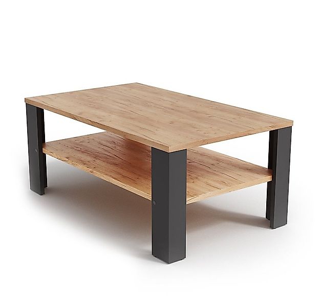 Vicco Couchtisch, Anthrazit/Sandeiche, 100 x 60 cm, Kippbar günstig online kaufen